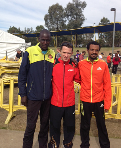 Barry Keem with 1st and 2nd M7 Marathon